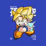 Chibi Kamehameha-none removable cover w insert throw pillow-mankeeboi