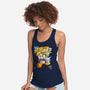 Chibi Kamehameha-womens racerback tank-mankeeboi