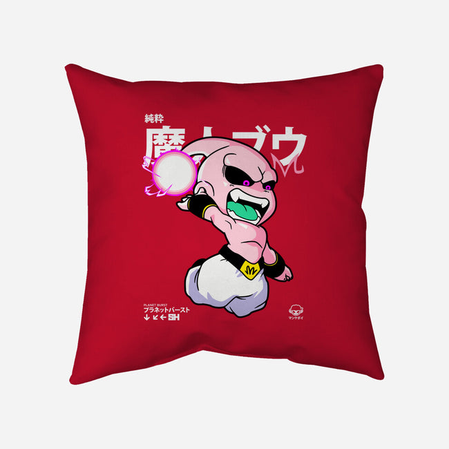 Chibi Planet Burst-none removable cover w insert throw pillow-mankeeboi