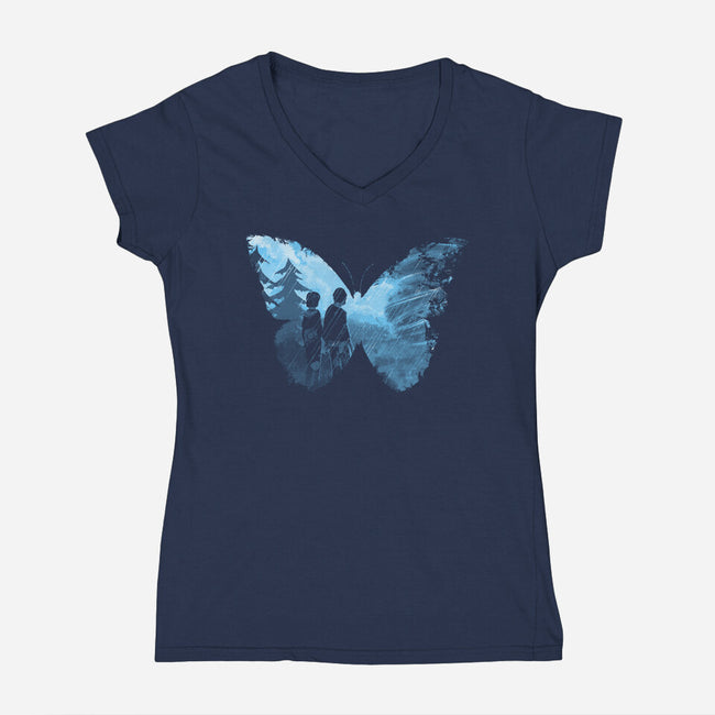 Choice-womens v-neck tee-Crumblin' Cookie