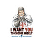 Choose Wisely-none glossy sticker-saqman