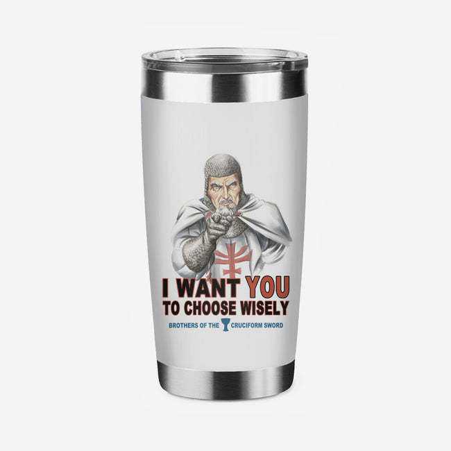 Choose Wisely-none stainless steel tumbler drinkware-saqman