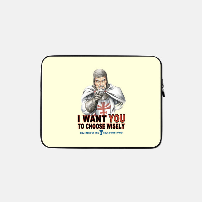 Choose Wisely-none zippered laptop sleeve-saqman
