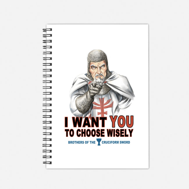 Choose Wisely-none dot grid notebook-saqman