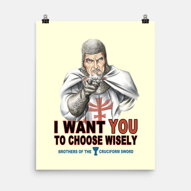 Choose Wisely-none matte poster-saqman