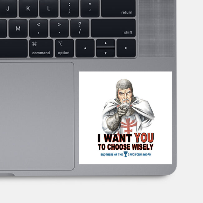 Choose Wisely-none glossy sticker-saqman