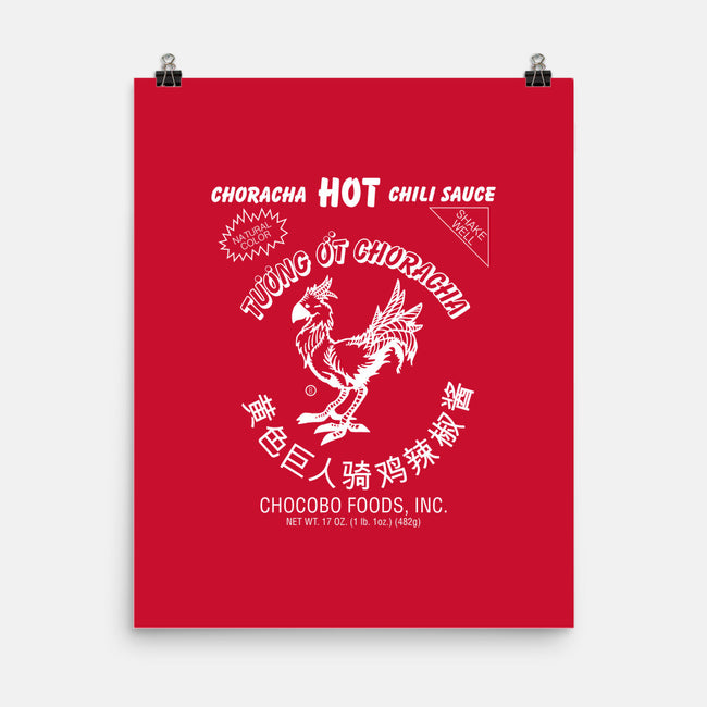 Choracha Hot Sauce-none matte poster-blueswade