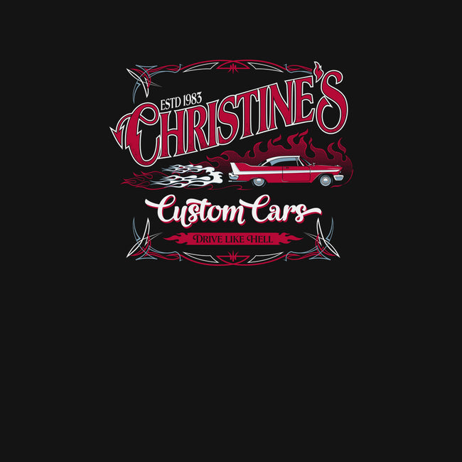Christine's Custom Cars-womens off shoulder tee-Nemons