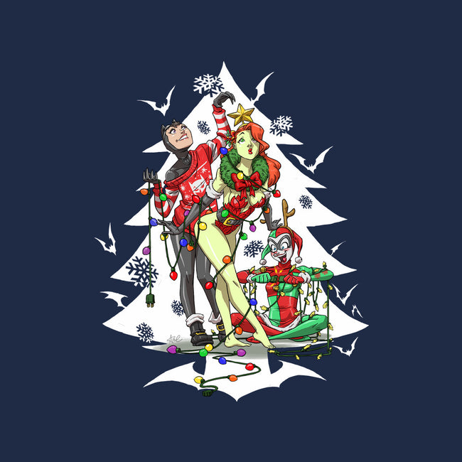 Christmas Belles-womens v-neck tee-ArtistAbe