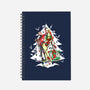 Christmas Belles-none dot grid notebook-ArtistAbe