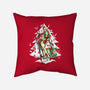 Christmas Belles-none removable cover throw pillow-ArtistAbe