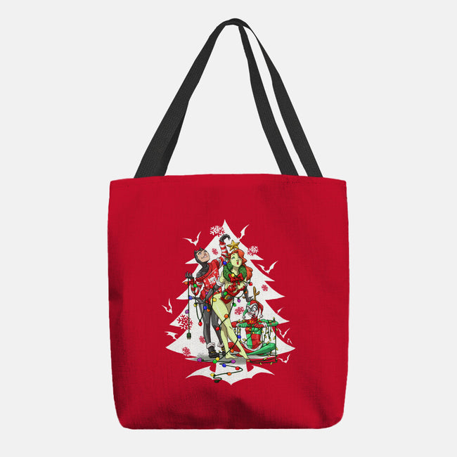 Christmas Belles-none basic tote-ArtistAbe