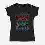 Christmas Things-womens v-neck tee-MJ
