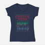 Christmas Things-womens v-neck tee-MJ