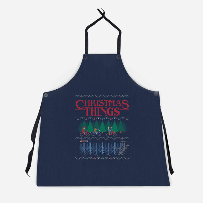 Christmas Things-unisex kitchen apron-MJ