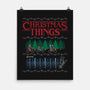 Christmas Things-none matte poster-MJ