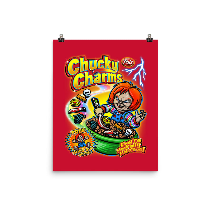 Chucky Charms-none matte poster-Punksthetic by TeeFury