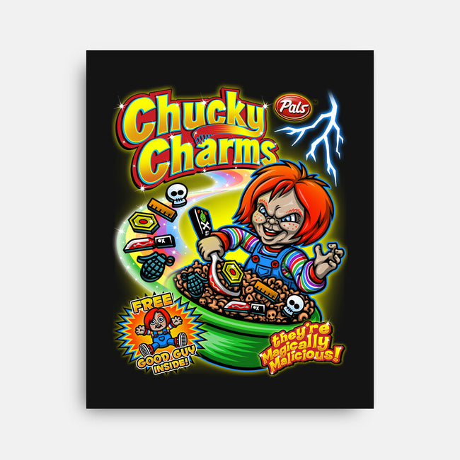 Chucky Charms-none stretched canvas-Punksthetic