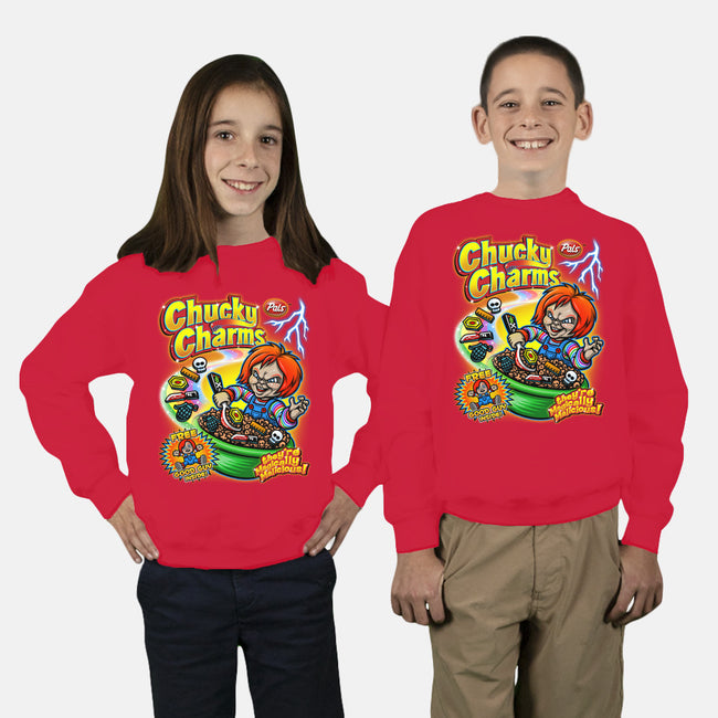 Chucky Charms-youth crew neck sweatshirt-Punksthetic
