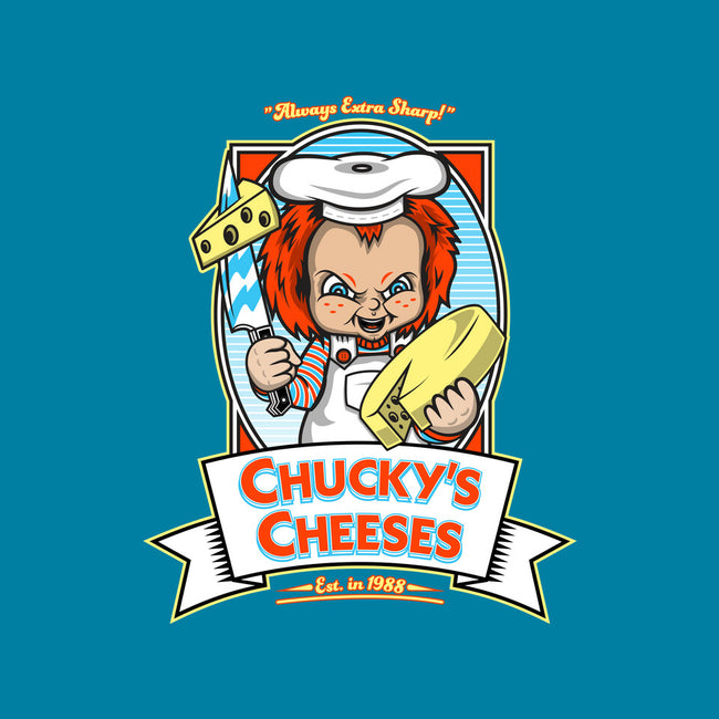 Chucky's Cheeses-unisex kitchen apron-krusemark