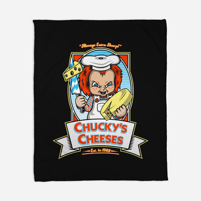 Chucky's Cheeses-none fleece blanket-krusemark
