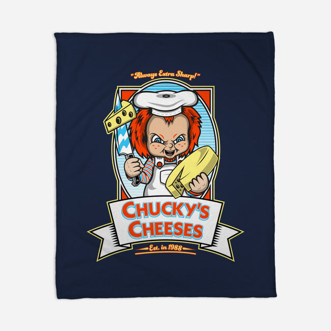 Chucky's Cheeses-none fleece blanket-krusemark