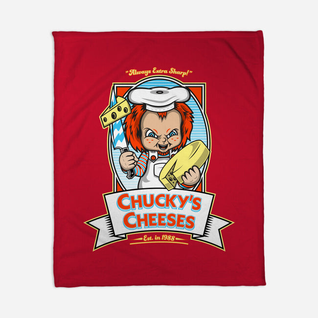 Chucky's Cheeses-none fleece blanket-krusemark