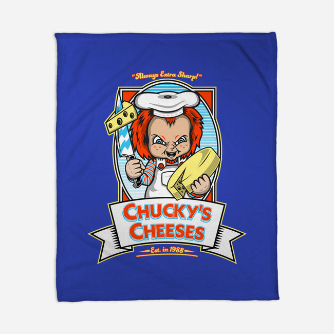 Chucky's Cheeses-none fleece blanket-krusemark