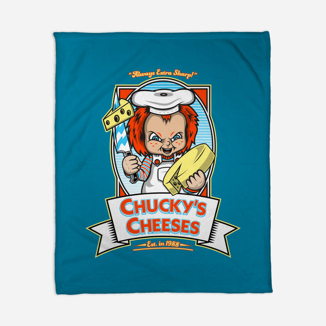Chucky's Cheeses-none fleece blanket-krusemark