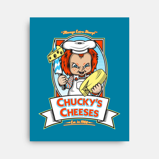 Chucky's Cheeses-none stretched canvas-krusemark