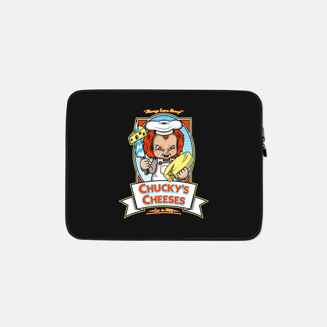 Chucky's Cheeses-none zippered laptop sleeve-krusemark