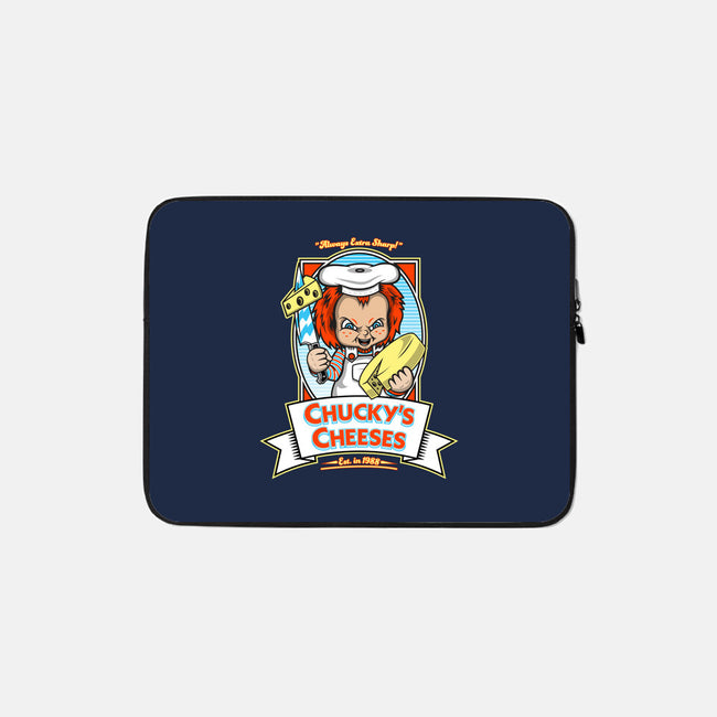 Chucky's Cheeses-none zippered laptop sleeve-krusemark