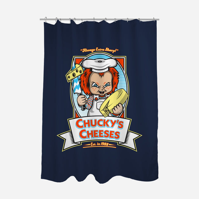 Chucky's Cheeses-none polyester shower curtain-krusemark