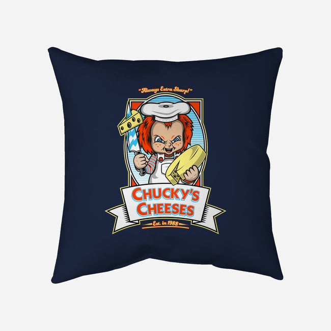 Chucky's Cheeses-none removable cover throw pillow-krusemark