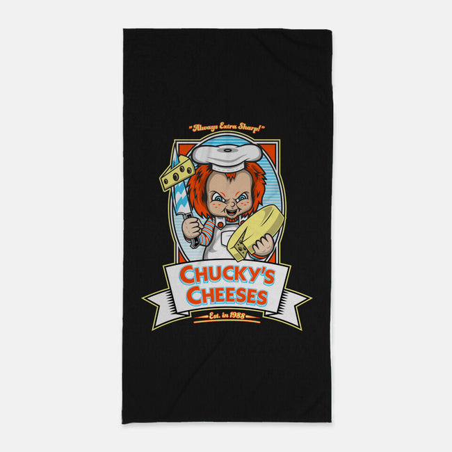 Chucky's Cheeses-none beach towel-krusemark