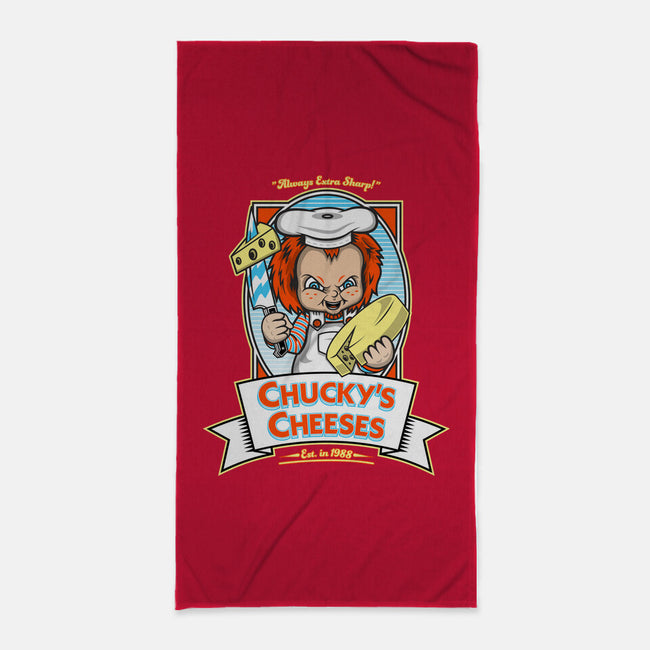 Chucky's Cheeses-none beach towel-krusemark