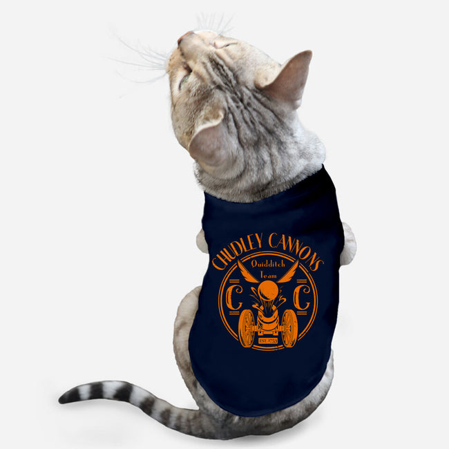 Chudley Cannons-cat basic pet tank-IceColdTea