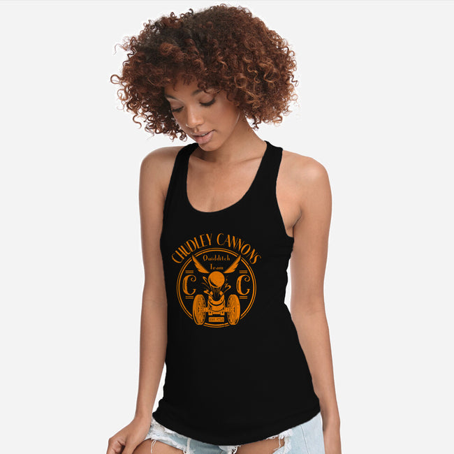 Chudley Cannons-womens racerback tank-IceColdTea