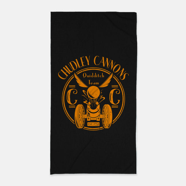 Chudley Cannons-none beach towel-IceColdTea
