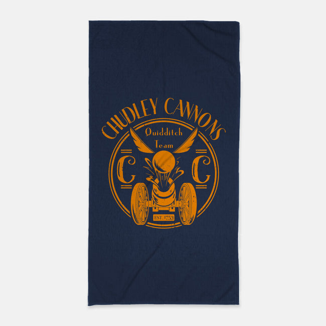 Chudley Cannons-none beach towel-IceColdTea