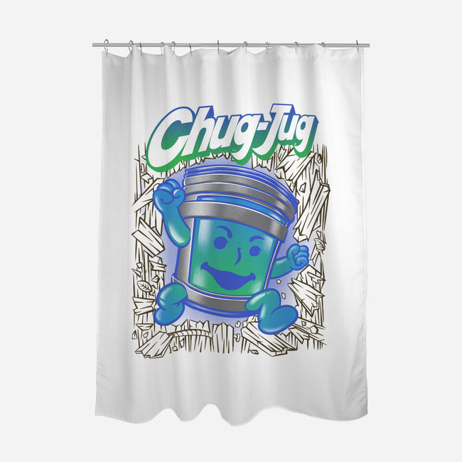 CHUG-AID-none polyester shower curtain-Betmac
