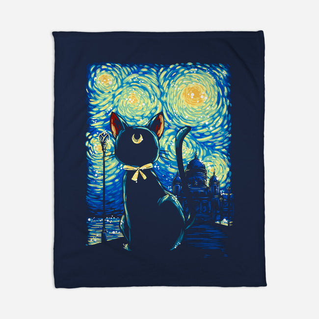 Clair de Lune-none fleece blanket-GillesBone