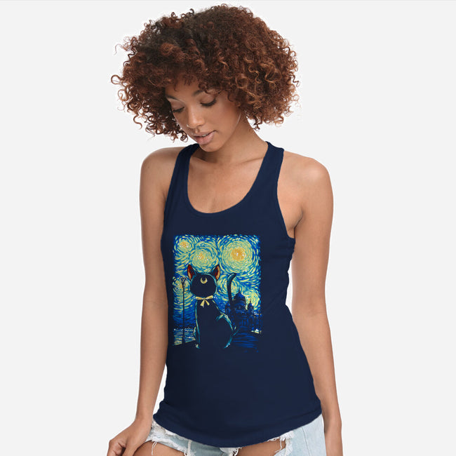 Clair de Lune-womens racerback tank-GillesBone