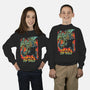 Clash of Gods Revisited-youth crew neck sweatshirt-Melee_Ninja