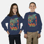 Clash of Gods Revisited-youth crew neck sweatshirt-Melee_Ninja