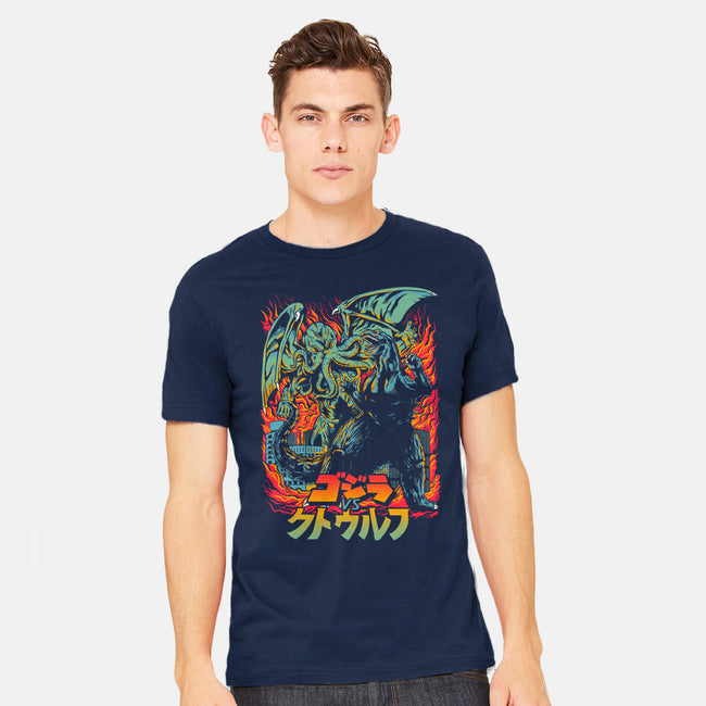 Clash of Gods Revisited-mens heavyweight tee-Melee_Ninja