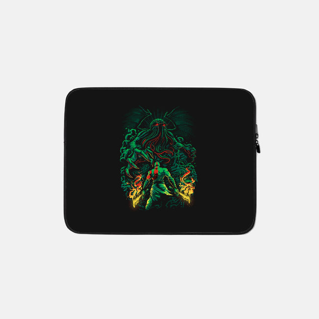 Clash of the Old Gods-none zippered laptop sleeve-Fuacka