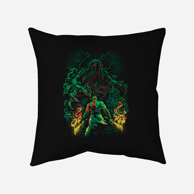Clash of the Old Gods-none removable cover w insert throw pillow-Fuacka