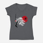 Cloud in Japan-womens v-neck tee-albertocubatas