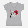 Cloud in Japan-womens v-neck tee-albertocubatas